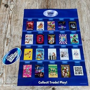 DISNEY D23 EXPO 2022 DISNEY COLLECT BY TOPPS DIGITAL COLLECTIBLES POSTER 24 X 18